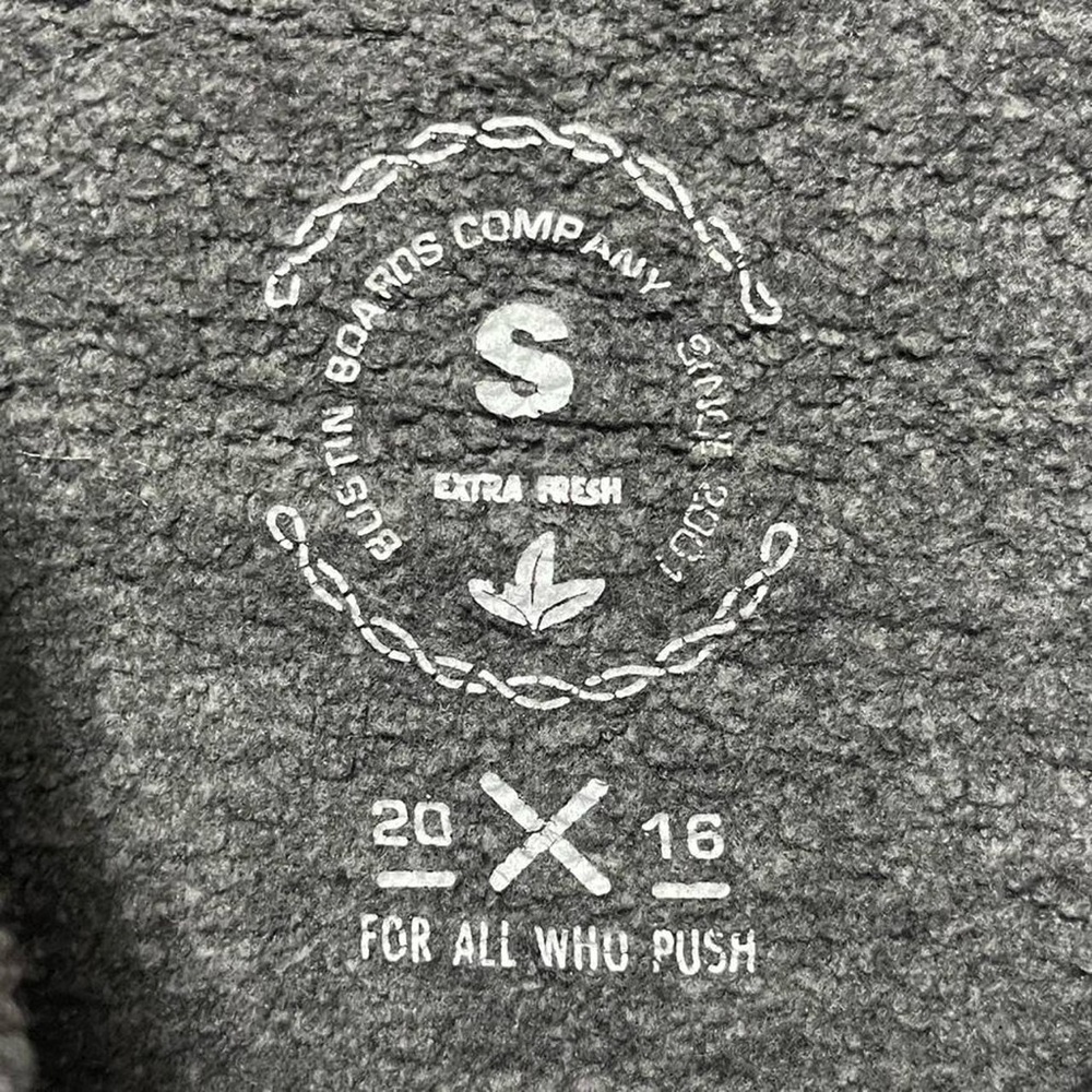 Bustin boards company casual skater skateboarding full zip sweatshirt hoodie top - Picture 3 of 4